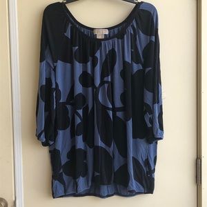 Michael Kors Off the Shoulder Floral Blouse